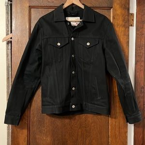 The Encampment Co Black Selvedge Denim Jacket